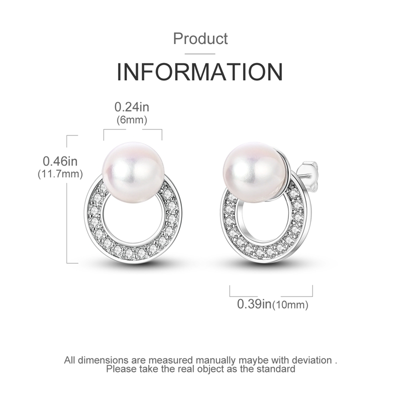 Women's 925 Silver Elegant Hoop Earrings, Modern Design